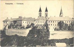 1919 Veszprém, vár részlet. Kálmán István kiadása