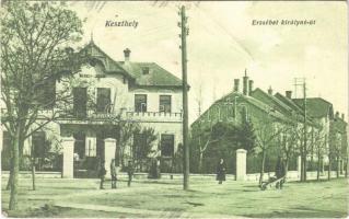 1921 Keszthely, Erzsébet királyné út, Merkly villa, Országos Izraelita Tanítóegyesület üdülőháza. Sujánszky József kiadása (fa)