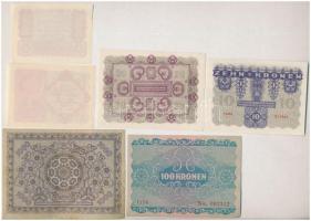 Ausztria 1922. 1K-1000K (6xklf) T:I-III Austria 1922. 1 Krone-1000 Kronen (6xdiff) C:UNC-F
