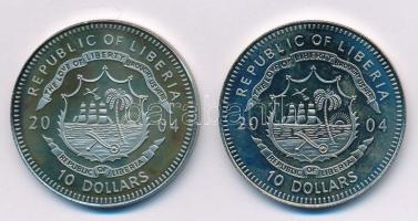 Libéria 2004. 10$ "Szabadság pillanatai - Jean d'Arc az Orelans-i szűz 1429" multicol...