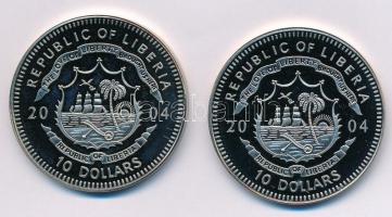 Libéria 2004. 10$ "Szabadság pillanatai - A Kelet-berlini felkelés 1953" multicolor + 10$ ...