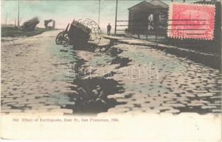 1907 San Francisco (California), Effect of Earthquake (1906), East Street (EK)