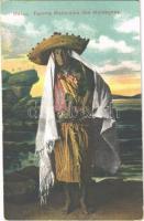 Maroc. Femme Marocaine des Montagnes / Moroccan folklore, woman from the mountains