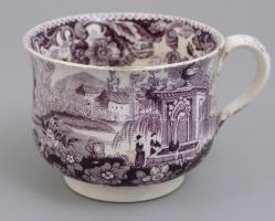 4 db country stílusú angol porcelán tálka és edényke. Matricás, jelzett, hibátlanok d:14 cm, 16 cm +...