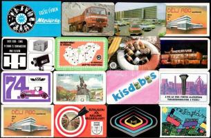 cca 1970-1980 100 db kártyanaptár. benne műanyag, stancolt, jármű motívumok