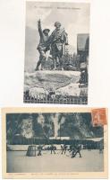 Chamonix - 10 pre-1945 postcards with winter sport motives