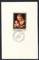 1977 Meghívó a Szabadság téri szovjet emlékmű koszorúzására, emléklapon