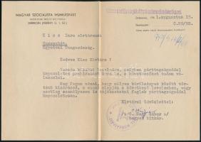 1947, 1961 MKP, MSZMP 2 db pártirat