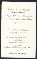 1977 Meghívó a Szabadság téri szovjet emlékmű koszorúzására, emléklapon