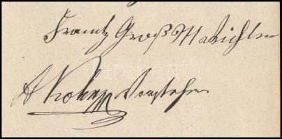 1867 Boldogasszony, Burgenland izraelita hitközségi judaika okmány aláírásokkal