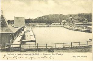 1907 Vízakna, Salzburg, Ocna Sibiului; sós-gyógyfürdő. Takáts Jenő kiadása / spa