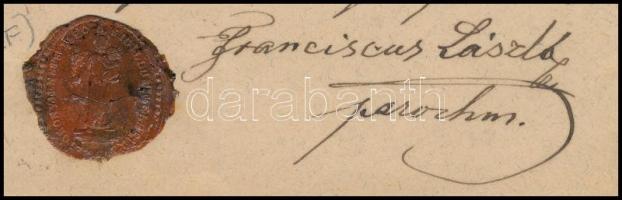 1883 Burgenland Féltorony, (Halbthurn) anyakönyvi kivonat árva gyerek adataival