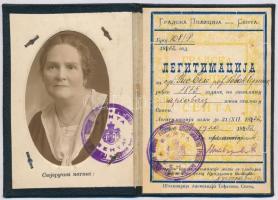1932 Zenta, Vajdaság személyazonossági igazolvány