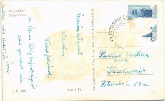 Budapest XIV. A Népstadion. Képzőművészeti Alap Kiadóvállalat (fl)