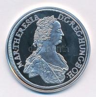 DN "Magyar tallérok utánveretben - Mária Terézia erdélyi tallérja 1745" Ag emlékérem tanúsítvánnyal (20g/0.999/38,6mm) T:PP kis fo.