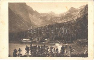 Tátra, Vysoké Tatry; Poprádi tó, völgy / Popradske pleso, Mengusovská dolina / lake, valley (EK)