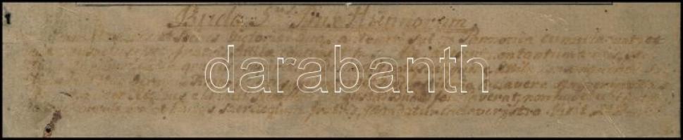 XVII-XVIII. sz. Buda várának látképe előtérben Buda herceggel. "Buda 5us Dux Hunnorum Bellicus&...