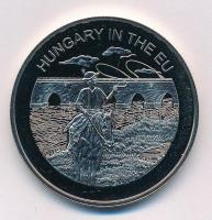 Máltai Lovagrend 2004. 100L Cu-Ni "Magyarország az EU-ban" T:PP felületi karc Sovereign Order of Malta 2004. 100 Liras Cu-Ni "Hungary in the EU" C:PP surface scratch