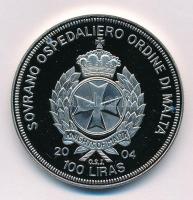 Máltai Lovagrend 2004. 100L Cu-Ni "Litvánia az EU-ban" T:PP kis fo. Sovereign Order of Mal...