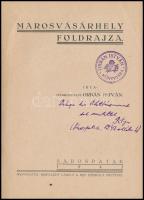 Orbán István, márkosfalvi: Marosvásárhely földrajza. Sárospatak, 1943. Térképekkel, képekkel, táblák...
