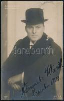 Alexander Wierth német színész aláírt fotólap / Autograph signed photo