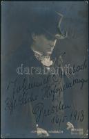 Johannes Sembach operaénekes dedikált és aláírt fotólap / Autograph signed photo