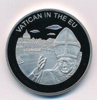 Máltai Lovagrend 2004. 100L Cu-Ni "Vatikán az EU-ban" T:PP apró felületi karc Sovereign Order of Malta 2004. 100 Liras Cu-Ni "Vatican in the EU" C:PP tiny surface scratch