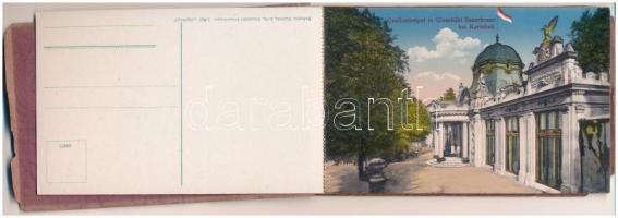 Kyselka, Giesshübl Sauerbrunn (bei Karlsbad / Karlovy Vary); postcard booklet with 10 cards