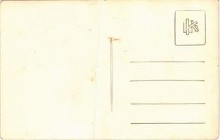 Budapest I. Tabán, hölgy a lépcsőn. photo (fa)