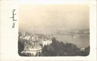 1941 Budapest, látkép, Lánchíd. photo