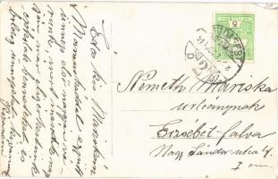 1913 Budapest, úri lakás belseje. photo (EB)