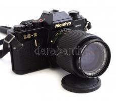 Mamiya ZE-2 filmes SLR fényképezőgép, Mamiya-Sekor E f/3.5-4.5 35-70mm objektívvel, eredeti tokjában...
