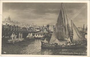 1931 Constantinople, Instanbul; Dans le port / port (EK)