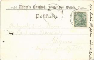 1900 Moritzburg, Jagdschloss, Speisesaal / hunting lodge, hunting castle, interior (EK)