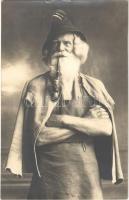 Tiroler Trachten / Tyrolean folklore, man with pipe. Photo-Atelier Richard Müller (Innsbruck) photo