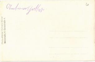 Tiroler Trachten / Tyrolean folklore, man with pipe. Photo-Atelier Richard Müller (Innsbruck) photo