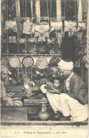 Boutique de Maroquinerie / Leather goods shop, Arab folklore (EK)