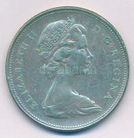 Kanada 1966. 1$ Ag "II. Erzsébet" T:2- patina Canada 1966. 1 Dollar Ag "Elizabeth II" C:VF patina Krause KM#64.1