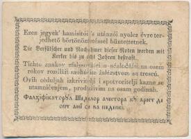 1849. 30Kr "Kincstári utalvány" az eddig publikált nyomdahibás változatoknál látványosabba...