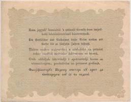 1848. 10Ft "Kossuth bankó" ferde előlapi nyomattal T:II sarokhajlások, kis szakadás 
Adam...