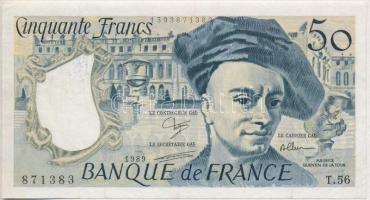 Franciaország 1989. 50Fr T:III  France 1989. 50 Francs C:F  Krause 152.d
