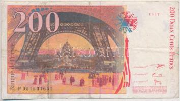 Franciaország 1997. 200Fr T:III tűlyuk
France 1997. 200 Francs C:F needle hole
Krause 159.b