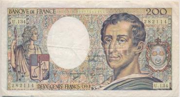 Franciaország 1992. 200Fr T:III  France 1992. 200 Francs C:F