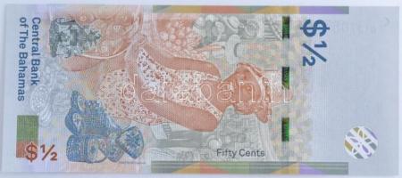 Bahamák 2019. 1/2$ T:I 
Bahamas 2019. 1/2 Dollar C:UNC 
Krause 77.a