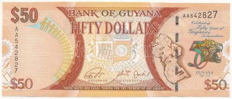 Guyana 2016. 50$ T:I  Guyana 2016. 50 Dollars C:UNC