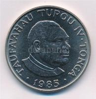 Tonga 1985. 50s Cu-Ni "Az anyakirálynő élete - Az anyakirálynő és a VI. György király" T:1...