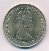 Jersey 1981. 2P "Királyi esküvő" T:1-,2 
Jersey 1981. 2 Pounds "Royal Wedding" ...