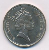 Gibraltár 1994. 5P Cu-Ni "D-Nap / II. Erzsébet" T:1-,2 fo. Gibraltar 1994. 5 Pounds Cu-Ni ...