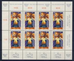 Day of stamps minisheet, Bélyegnap kisív, Tag der Briefmarke Kleinbogen