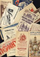 13 db klf számolócédula / 13 counting slips